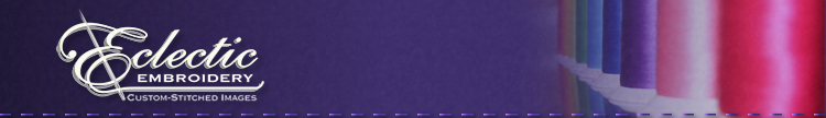 Eclectic Embroidery - Custom Stitched Images